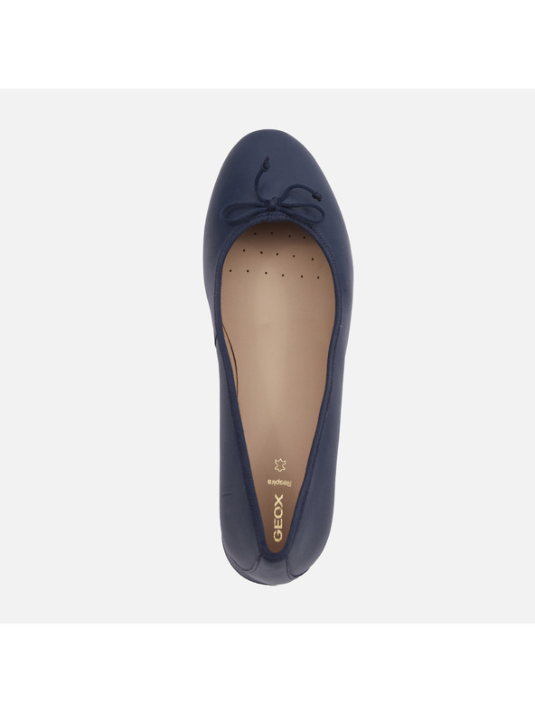 Geox Pantofi cu toc de damă albastru închis Geox Floretia