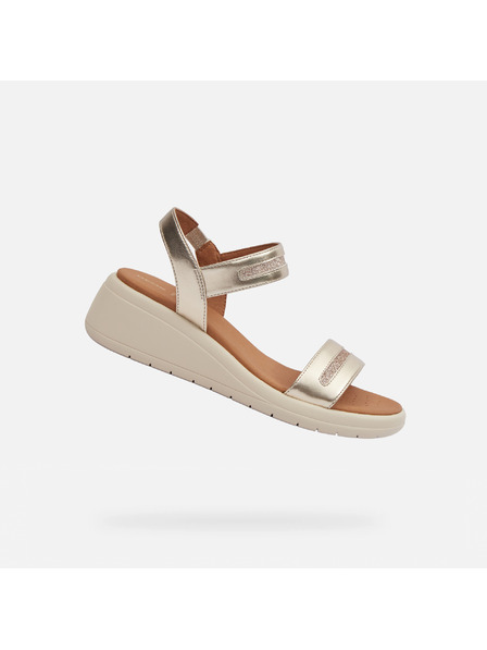 Geox Sandale de damă aurii Geox Meliconia