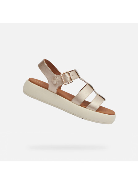 Geox Sandale de damă aurii Geox Camalei