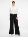 Orsay Pantaloni largi negri pentru femei ORSAY