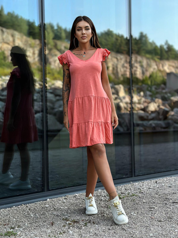 Edoti Rochie mini damă DLR106 - roz OTHER