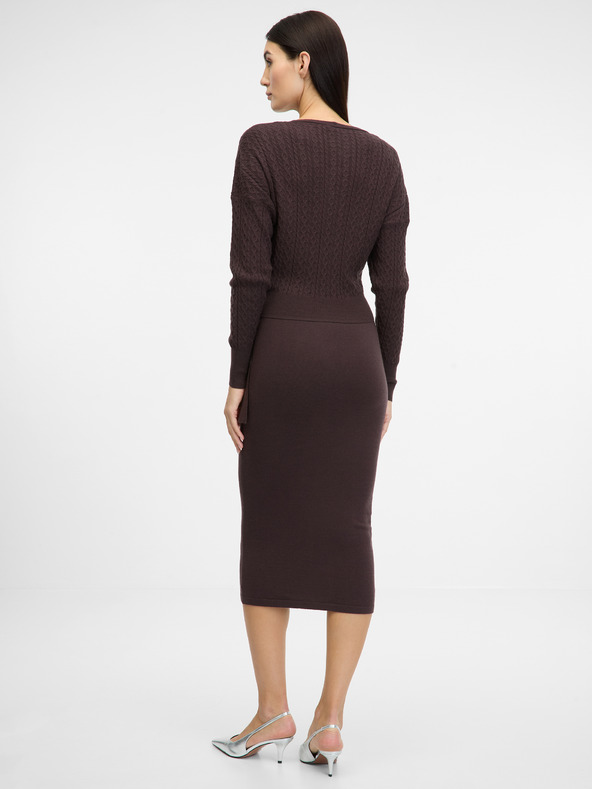 Orsay Rochie midi maro pentru femei ORSAY