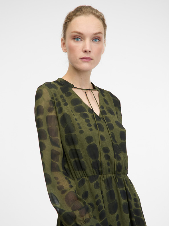 Orsay Rochie verde până la genunchi pentru femei ORSAY