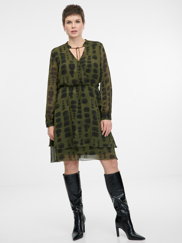 Orsay Rochie verde până la genunchi pentru femei ORSAY