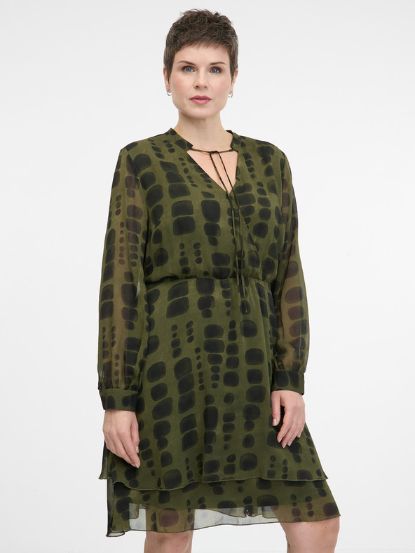 Orsay Rochie verde până la genunchi pentru femei ORSAY