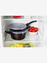 Berlingerhaus Cratiță cu suprafață marmorată 24 cm Shiny Black Collection 2 capace BERLINGERHAUS