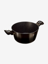 Berlingerhaus Cratiță cu suprafață marmorată 24 cm Shiny Black Collection 2 capace BERLINGERHAUS