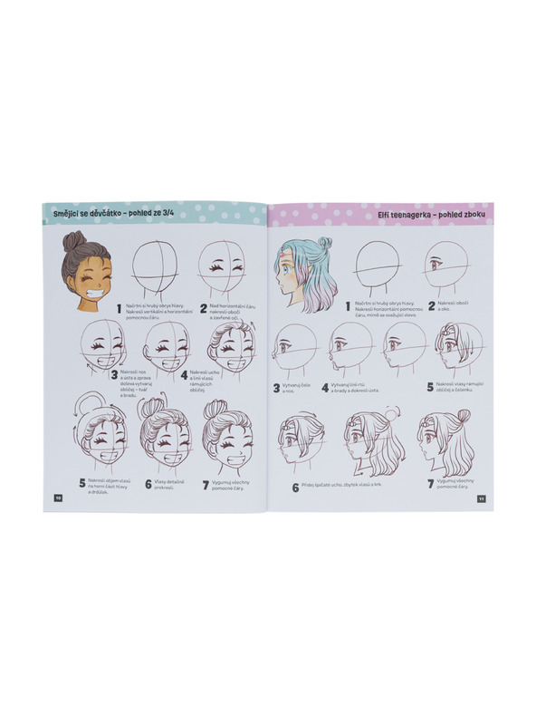 BAAGL  Cum să desenezi KAWAII MANGA: MODĂ - Pas cu pas cu MISAKO