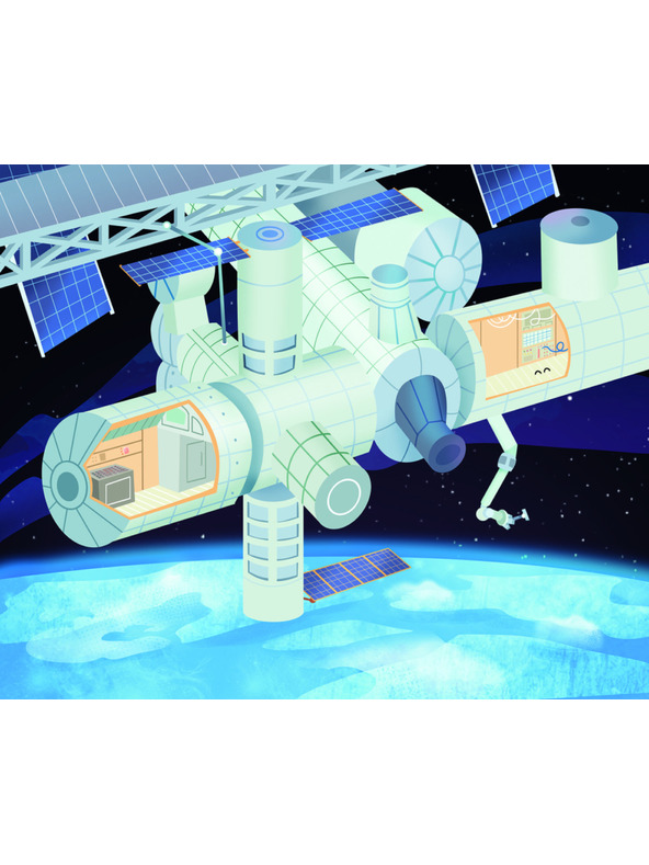 BAAGL  Citește și lipește - ÎN UNIVERS, carte cu autocolante