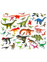 BAAGL  Citește și lipește - PRINTRE DINOZAURI, carte cu autocolante