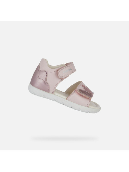 Geox Sandale roz deschis pentru fete Geox Alul