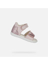 Geox Sandale roz deschis pentru fete Geox Alul