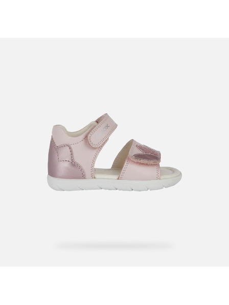 Geox Sandale roz deschis pentru fete Geox Alul