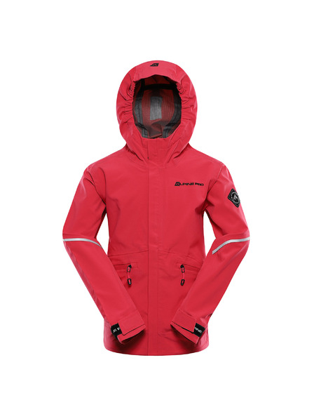 ALPINE PRO Geacă pentru copii cu membrană ptx ALPINE PRO ZARRO zmeură