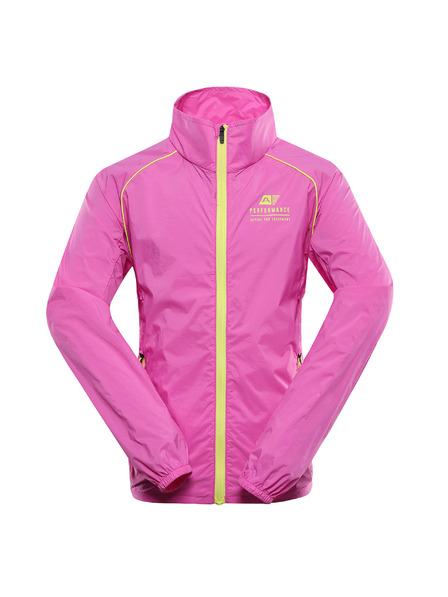ALPINE PRO Geacă ultraușoară pentru copii cu tratament dwr ALPINE PRO SPINO 2 roz neon