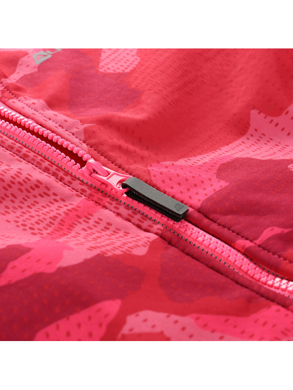 ALPINE PRO Geacă softshell pentru copii cu membrană ALPINE PRO EZORO roz neon knockout variantă pa
