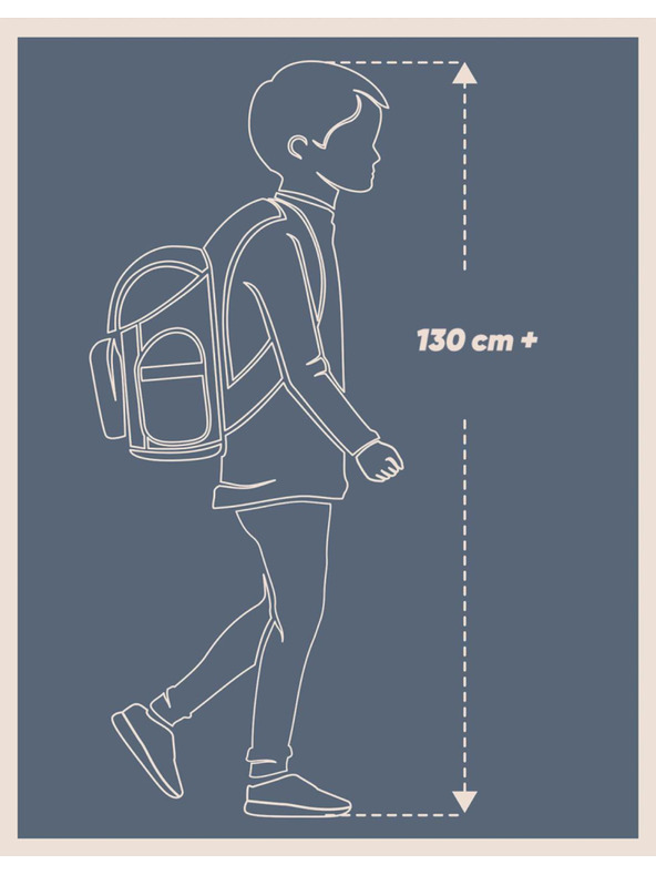 BAAGL  BAAGL Rucsac școlar Core Lavă