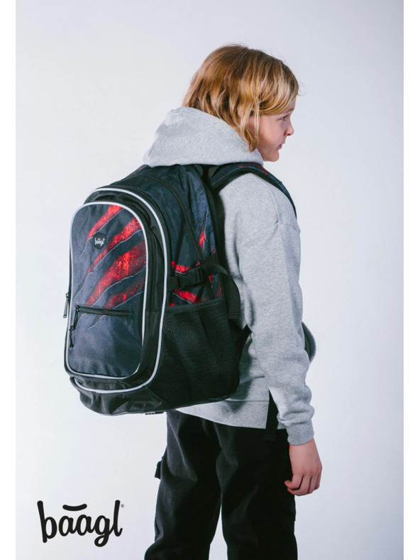 BAAGL  BAAGL Rucsac școlar Core Lavă