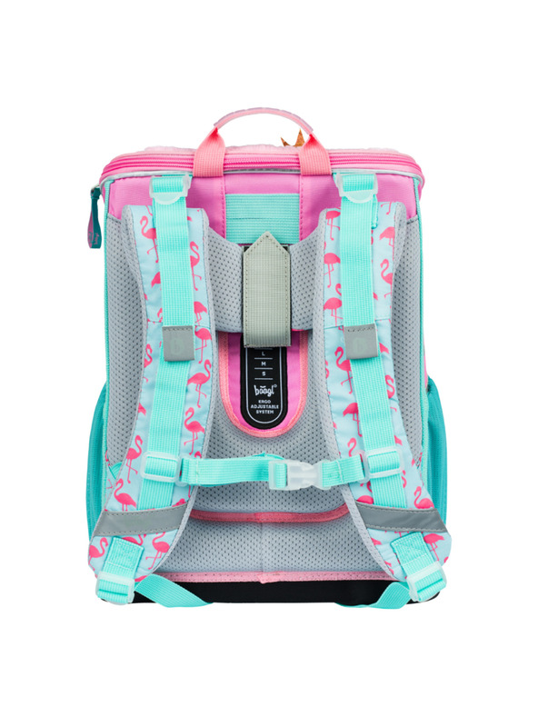 BAAGL  BAAGL 5 SET Zippy Flamenco: ghiozdan, penar, sac, mapă, cutie