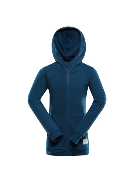 ALPINE PRO Hanorac din bumbac cu glugă pentru copii ALPINE PRO LOKKO moroccan