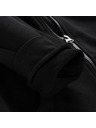 ALPINE PRO Hanorac din bumbac cu glugă pentru copii ALPINE PRO LOKKO black