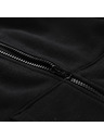 ALPINE PRO Hanorac din bumbac cu glugă pentru copii ALPINE PRO LOKKO black
