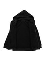 ALPINE PRO Hanorac din bumbac cu glugă pentru copii ALPINE PRO LOKKO black
