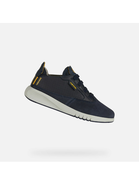 Geox Adidași albaștri întunecați pentru băieți Geox Aeranter