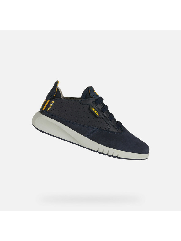 Geox Adidași albaștri întunecați pentru băieți Geox Aeranter