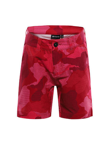 ALPINE PRO Pantaloni scurți pentru copii cu uscare rapidă ALPINE PRO ZAMBO 2 neon knockout pink varianta pa