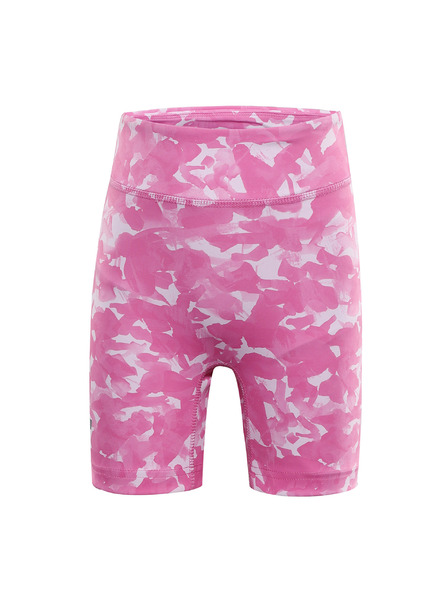 ALPINE PRO Colanți scurți cu uscare rapidă pentru copii ALPINE PRO ELO neon pink varianta pb