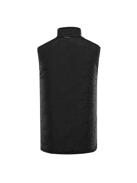 ALPINE PRO Vestă bărbătească cu umplutură merino ALPINE PRO NERC black