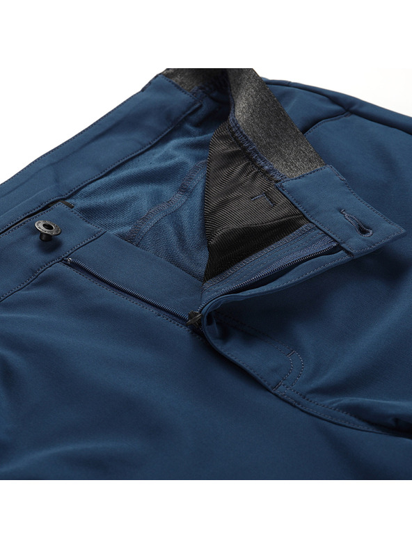 ALPINE PRO Pantaloni capri soft shell bărbătești ALPINE PRO WEDER 2 moonlit ocean