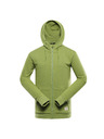 ALPINE PRO Hanorac din bumbac cu glugă pentru bărbați ALPINE PRO LOKK verde militar