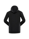 ALPINE PRO Hanorac din bumbac cu glugă pentru bărbați ALPINE PRO LOKK negru