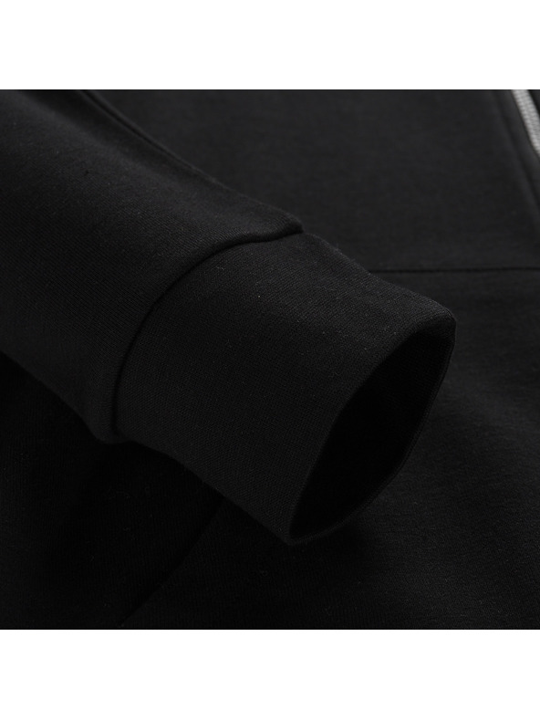 ALPINE PRO Hanorac din bumbac cu glugă pentru bărbați ALPINE PRO LOKK negru