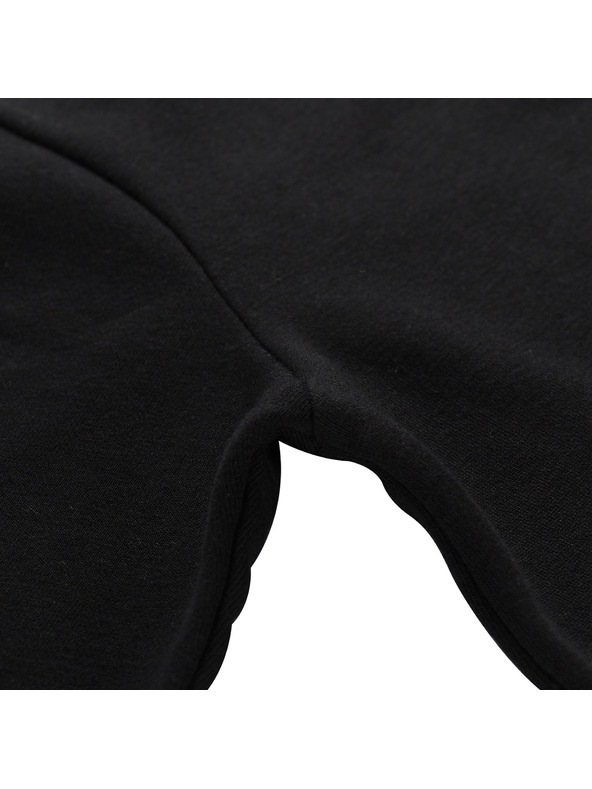 ALPINE PRO Hanorac din bumbac cu glugă pentru bărbați ALPINE PRO LOKK negru