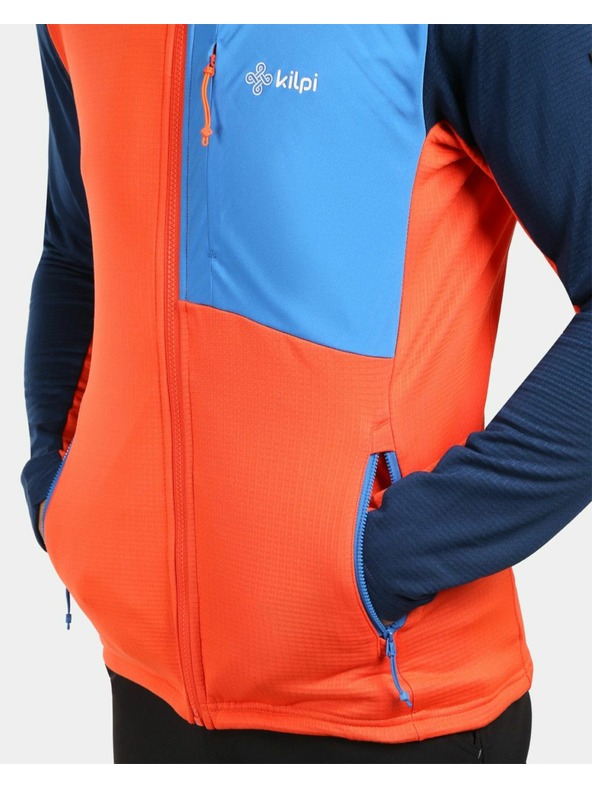 Kilpi Hanorac fleece pentru bărbați Kilpi SEVELEN-M Portocaliu