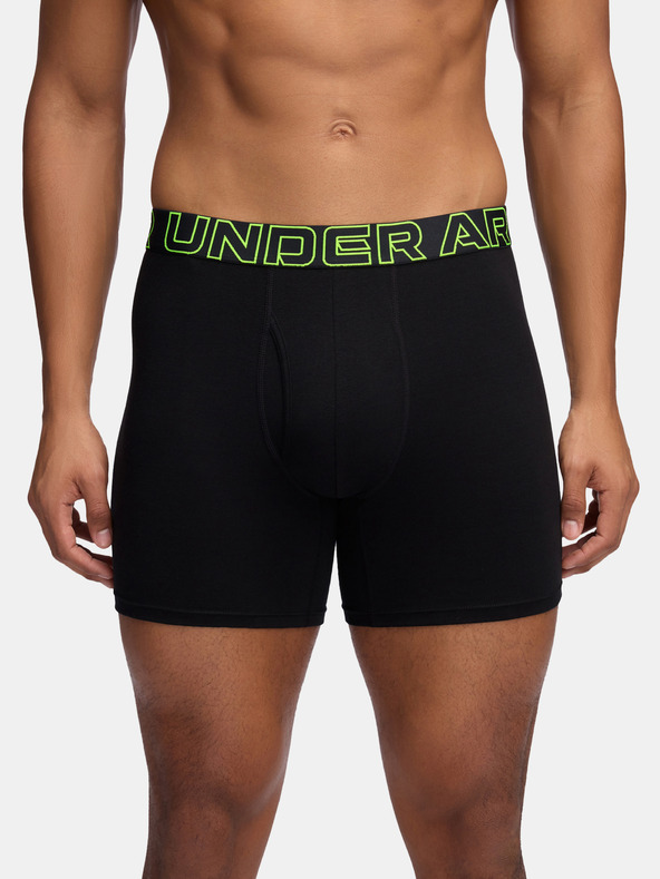 Under Armour Boxeri pentru bărbați Under Armour M UA Perf Cotton 6in (3 buc)