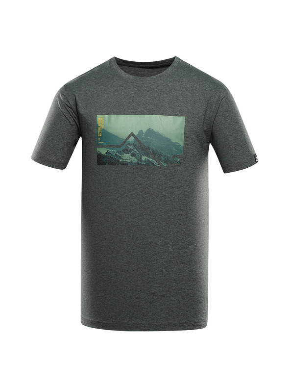 ALPINE PRO Tricou melanj pentru bărbați din material reciclat ALPINE PRO GORAF 2 laurel wreath variantă pa