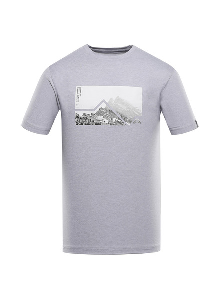 ALPINE PRO Tricou melanj pentru bărbați din material reciclat ALPINE PRO GORAF 2 high rise variantă pa