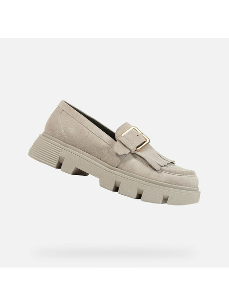 Geox Mocasini crem pentru femei Geox Vilde