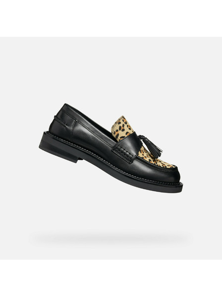 Geox Mocasini negri pentru femei Geox Serilda