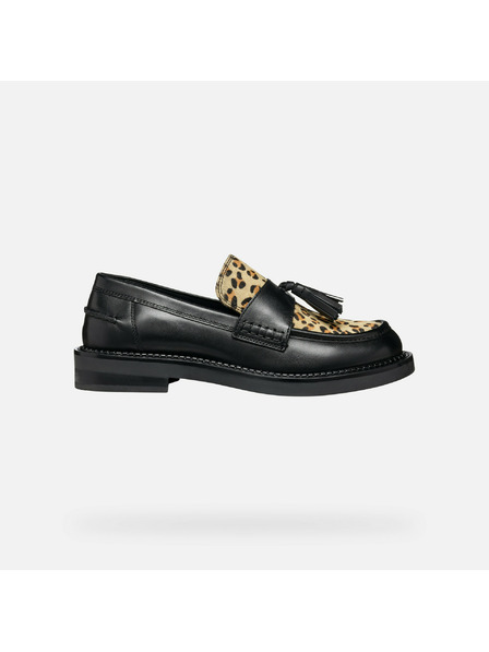 Geox Mocasini negri pentru femei Geox Serilda