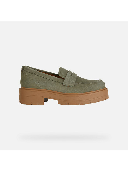 Geox Mocasini verzi deschis pentru femei Geox Spherica EC7