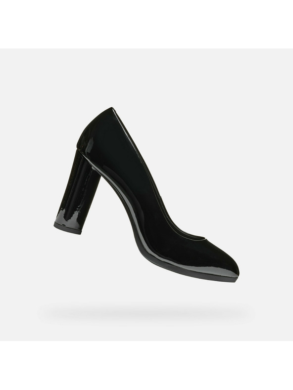 Geox Negre pantofi cu toc pentru femei Geox Walk Pleasure 90