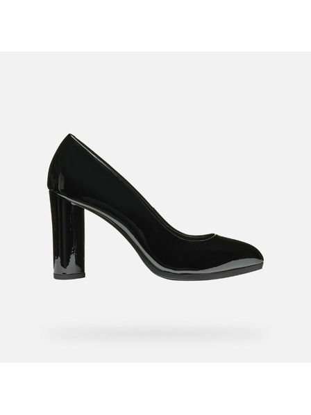Geox Negre pantofi cu toc pentru femei Geox Walk Pleasure 90