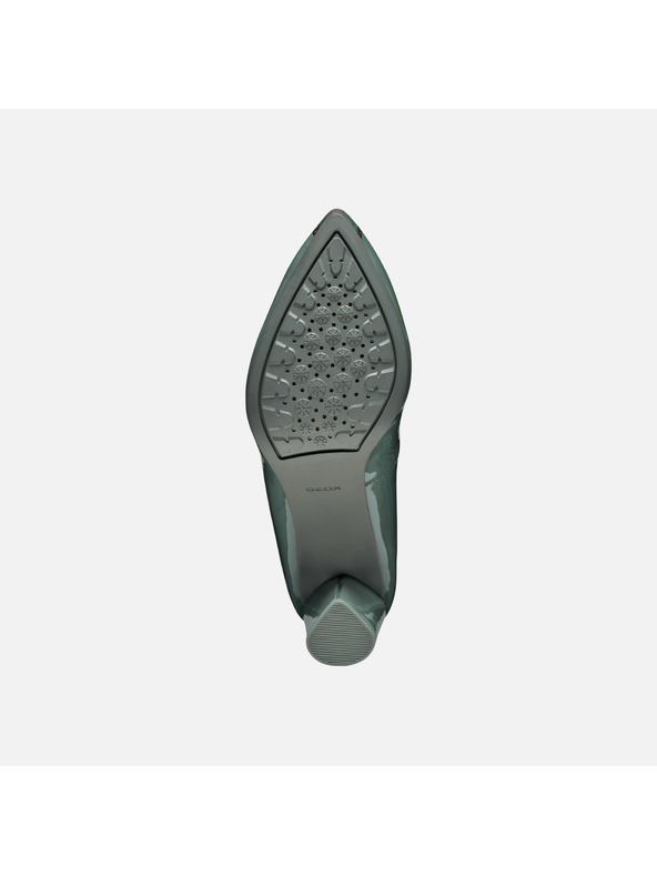 Geox Pantofi verzi deschis cu toc pentru femei Geox Walk Pleasure 90