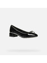 Geox Pantofi negri cu toc pentru femei Geox Floretia