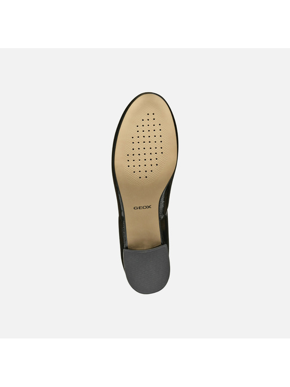 Geox Pantofi negri cu toc pentru femei Geox Floretia